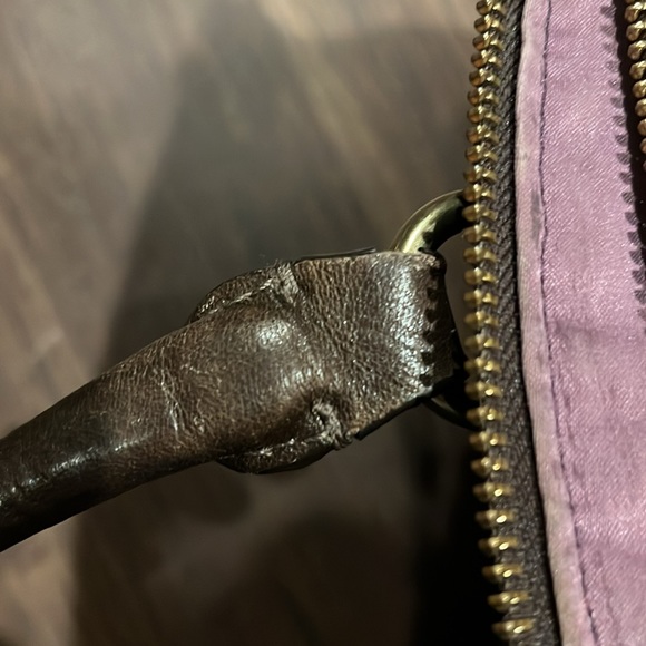 Coach Madison dotted brown satchel - Picture 13 of 15